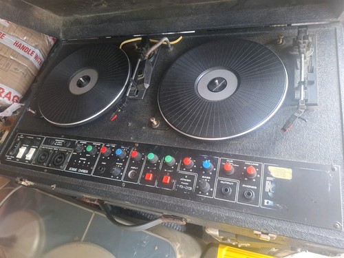 Njd twin turntable disco decks - turntable,