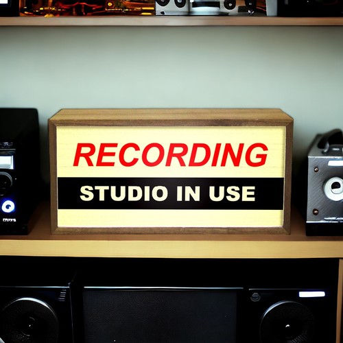 Light box recording studio - light,