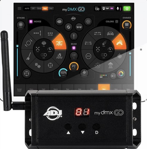Adj mydmx lighting control - mydmx, go